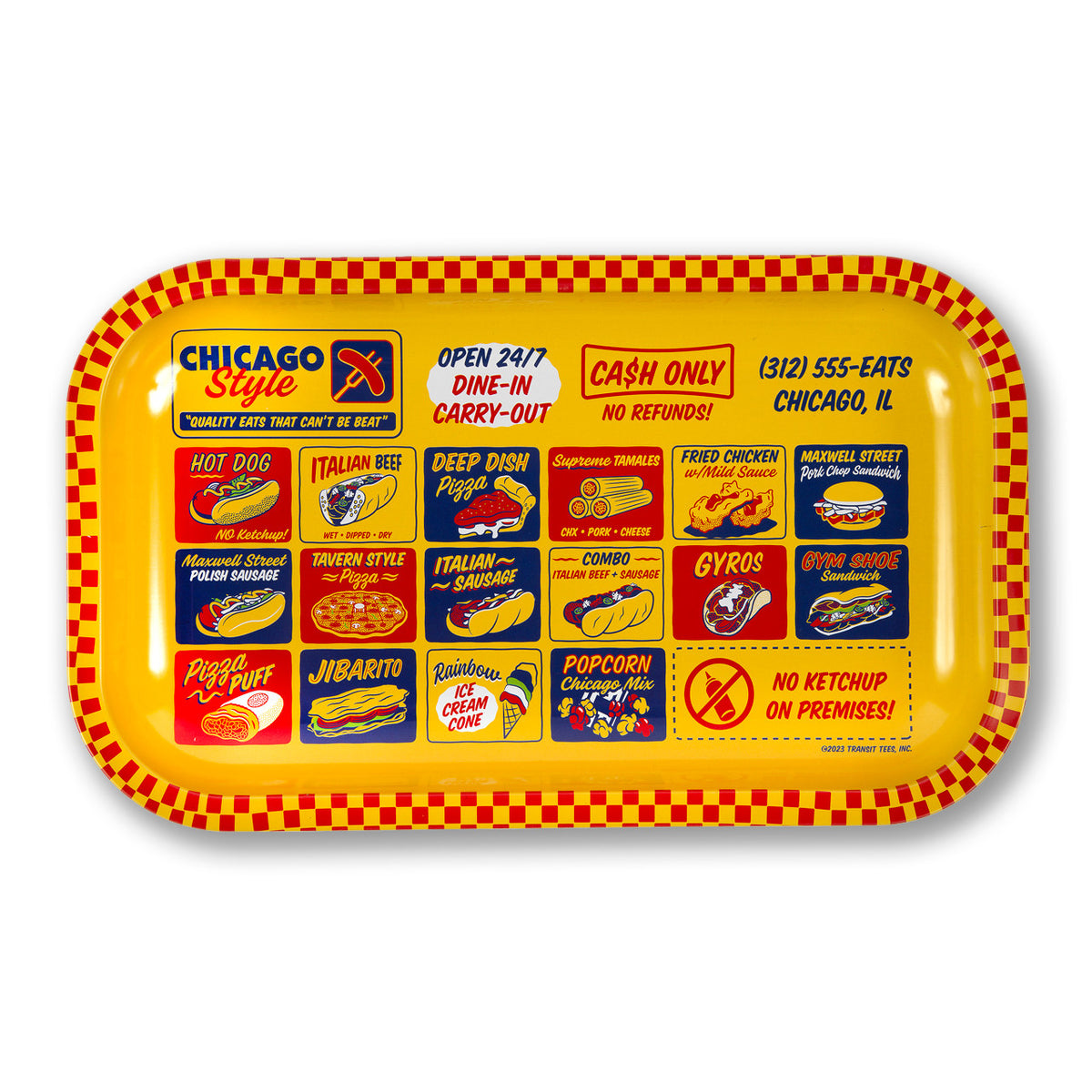 CHICAGO EATS TRAY