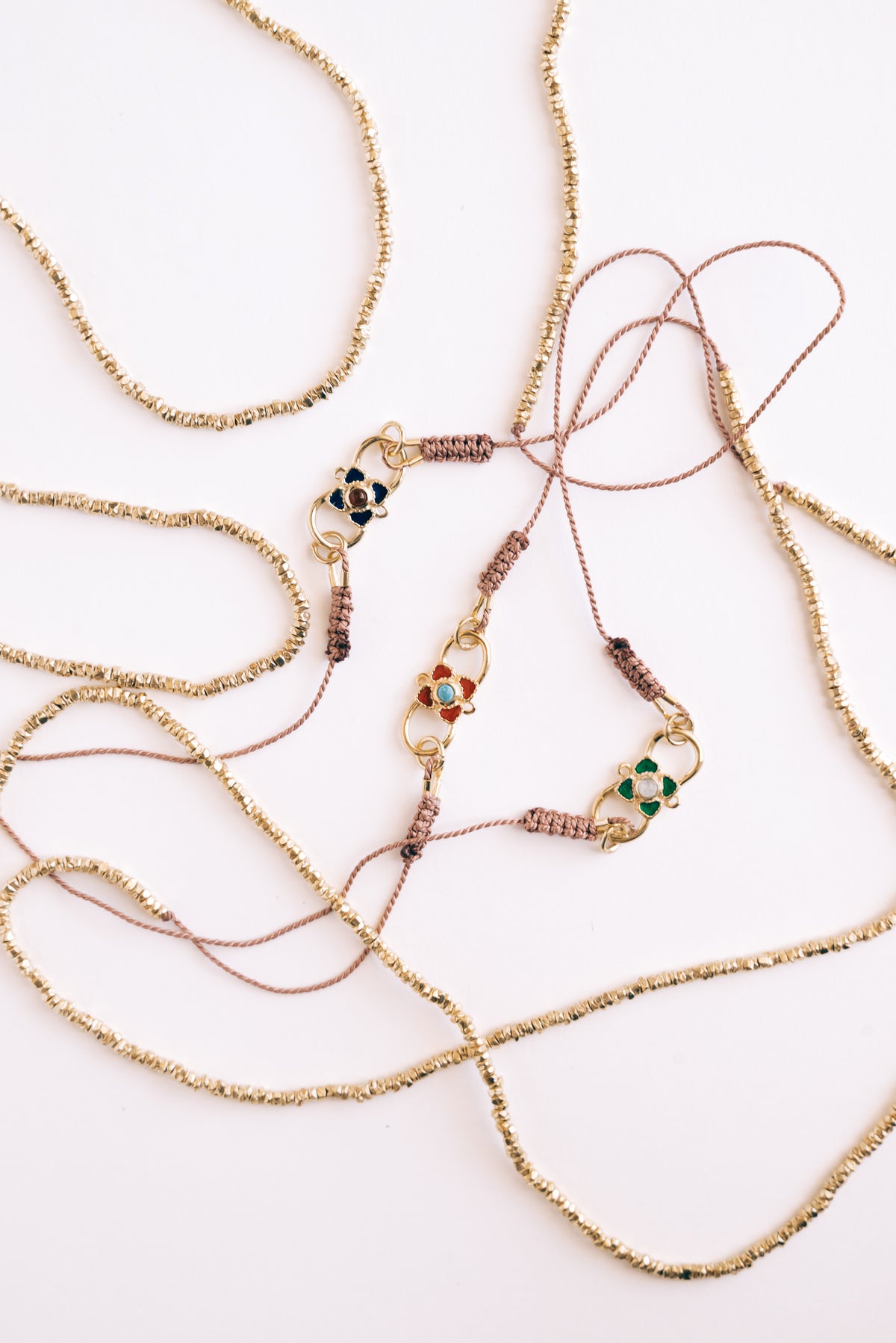 CRYSTAL FLOWER PENDANT/PUNE 80CM