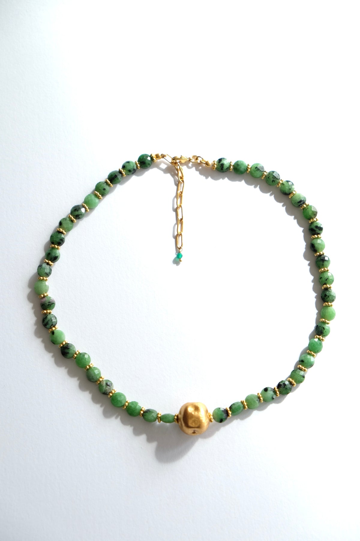 BAPU NECKLACE RUBY ZOISITE
