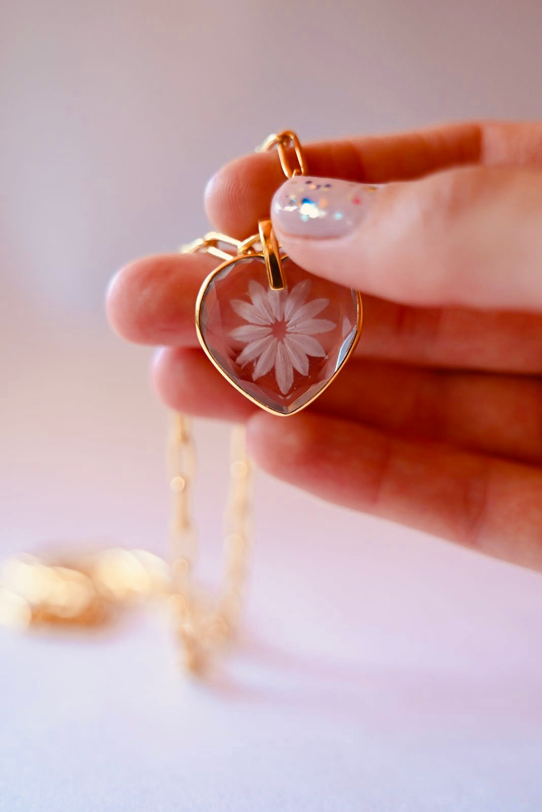 NIEVES NECKLACE CRYSTAL QUARTZ