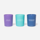 CHILL VIBES CRYSTAL CANDLE TRIO