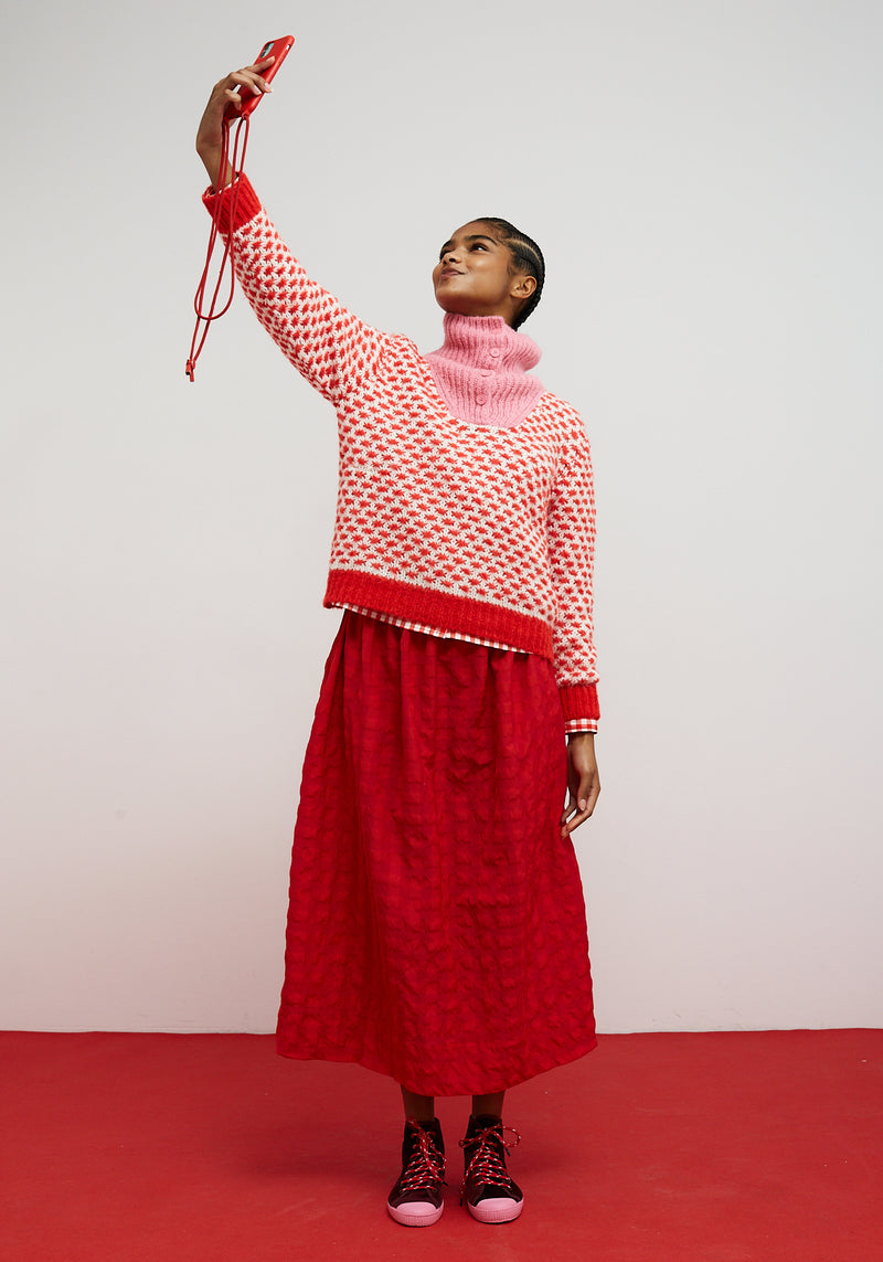 OPTIMIST BUTTON SWEATER