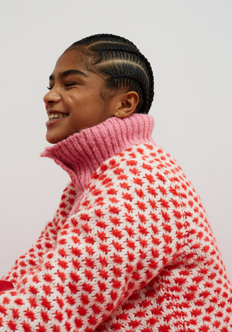 OPTIMIST BUTTON SWEATER
