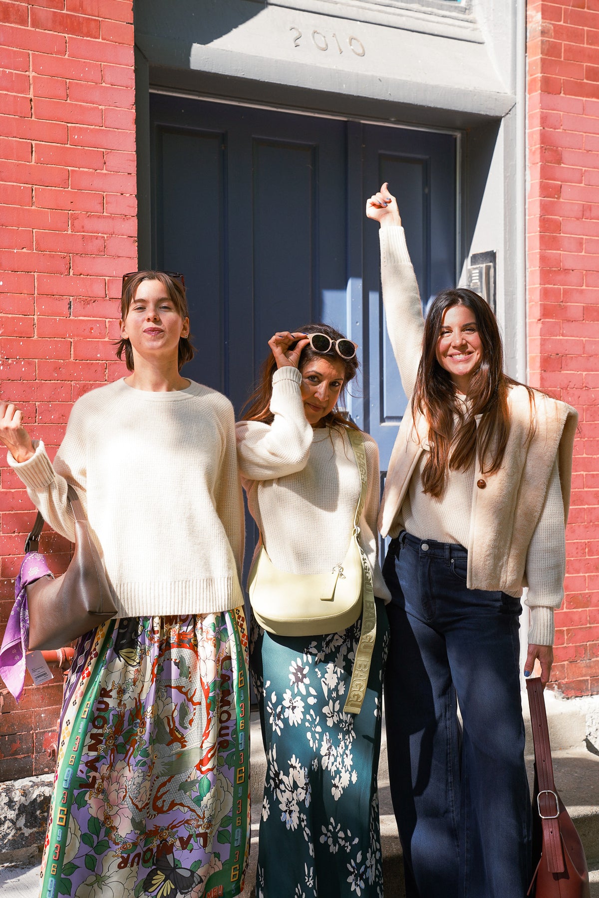 CASHMERE WAFFLE SWEATSHIRT