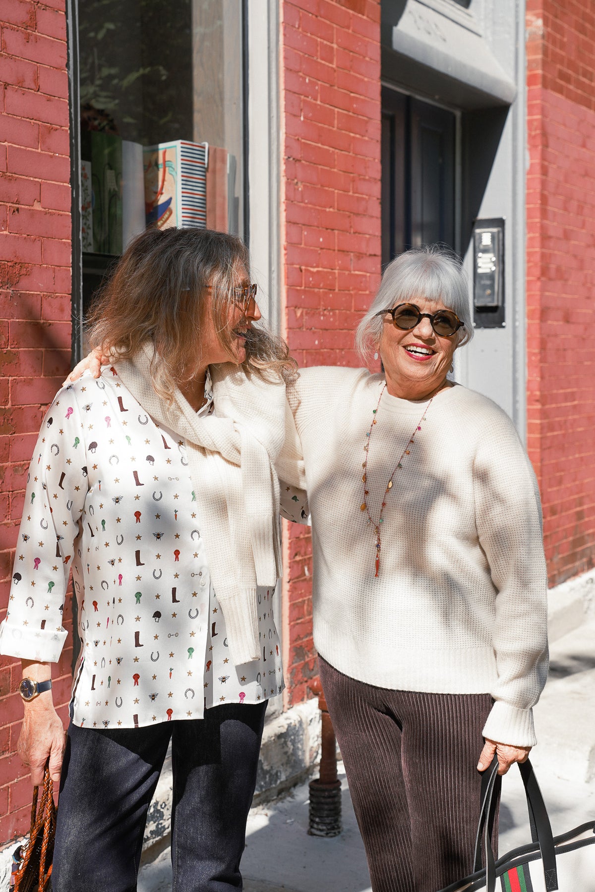 CASHMERE WAFFLE SWEATSHIRT
