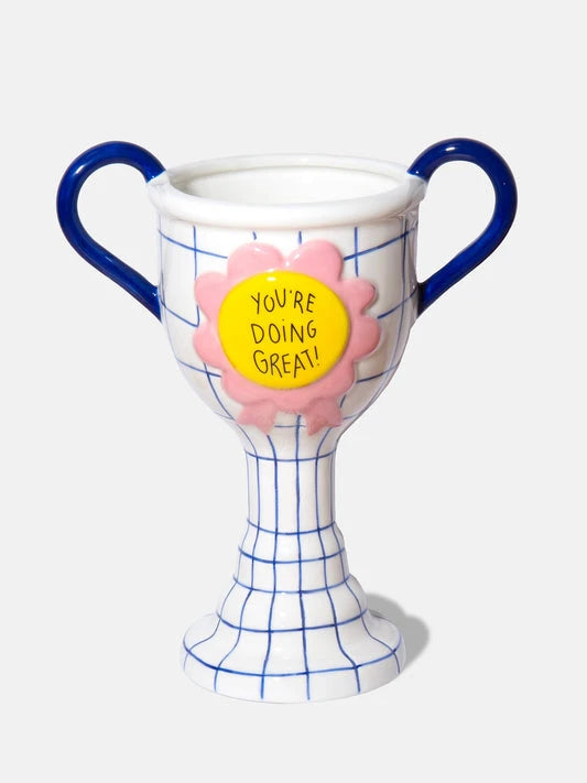 TROPHY YOURE DOING GREAT VASE M