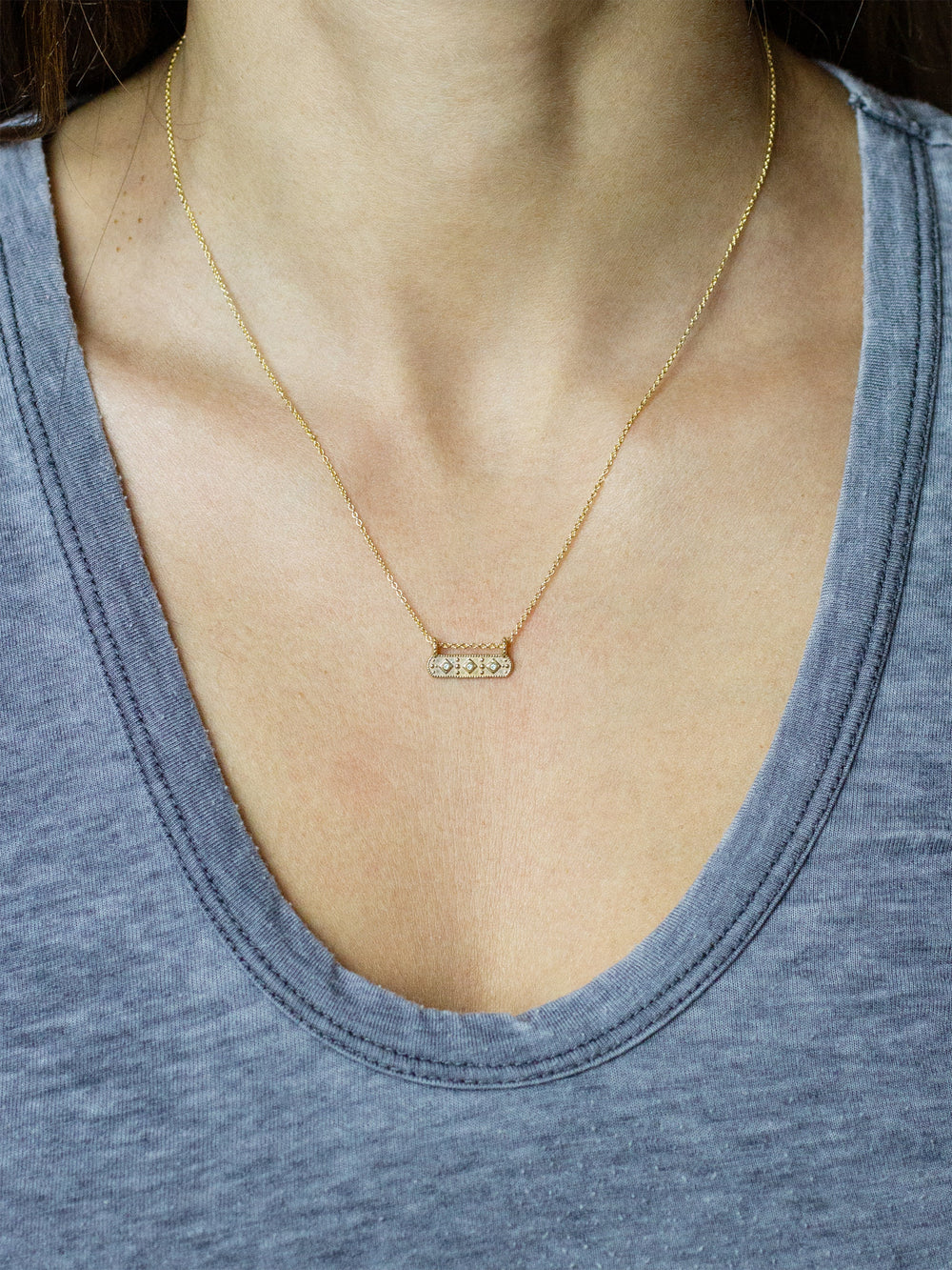 KIRAN HORIZON NECKLACE CABLE CHAIN
