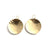 LARGE CONCAVE GOLDFILL EARRING