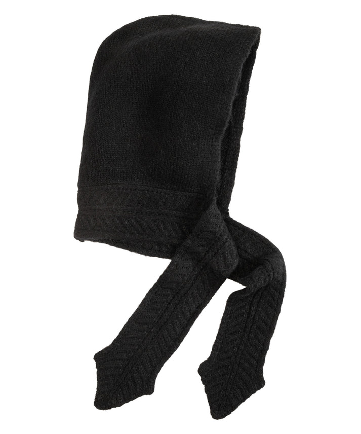 FUZZY SCARF HOOD