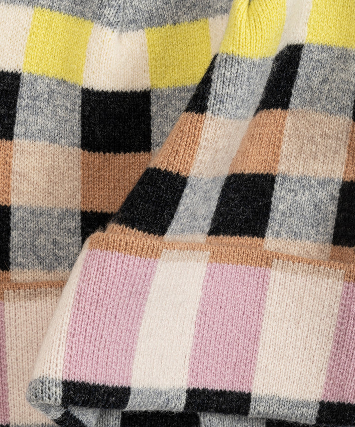 MERINO WOOL JACQUARD BEANIE