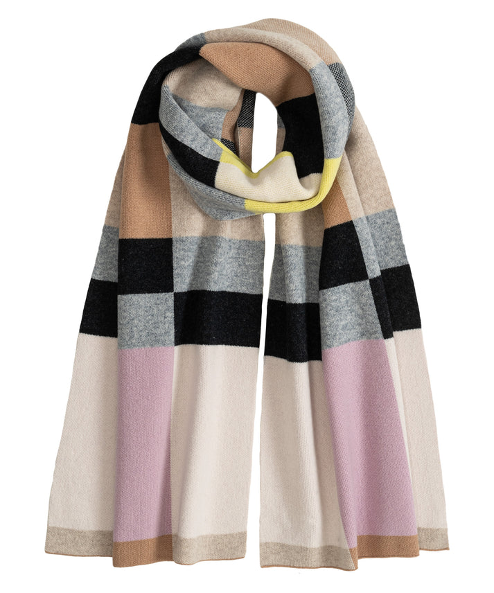 MERINO WOOL JACQUARD SCARF