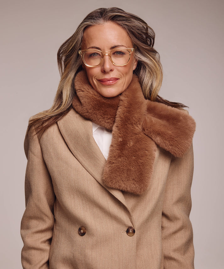 FAUX FUR PULL THROUGH