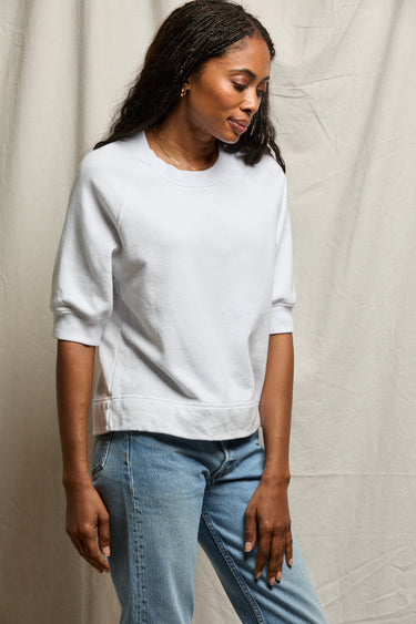 EFFIE BUBBLE SLEEVE SWEATSHIRT