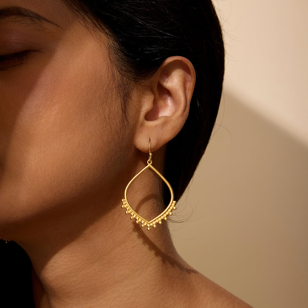 LOTUS PETAL HOOP