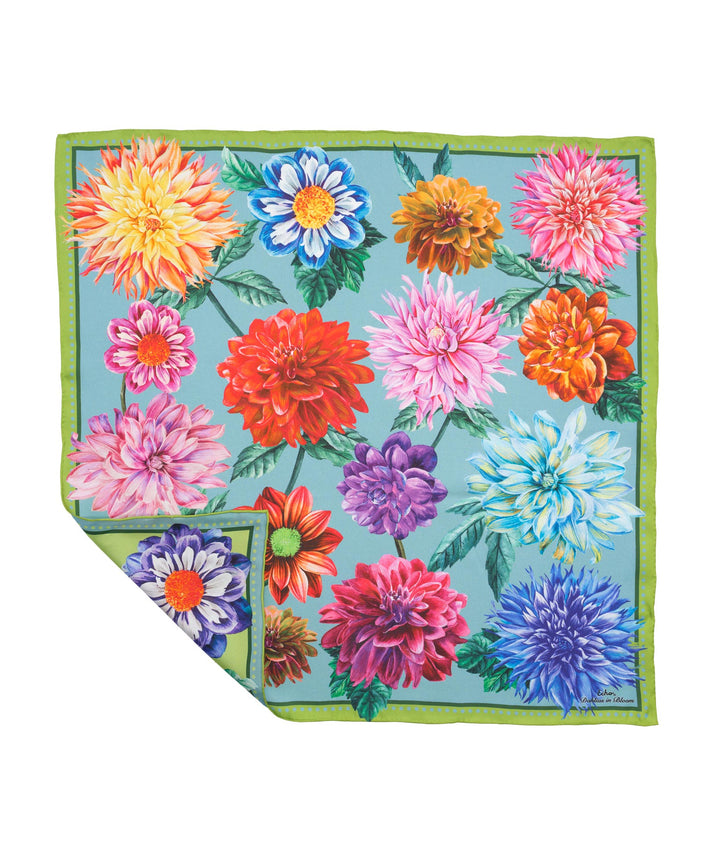 DAHLIAS IN BLOOM SCARF