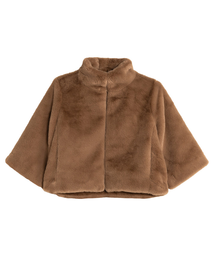 FAUX MINK FUR JACKET