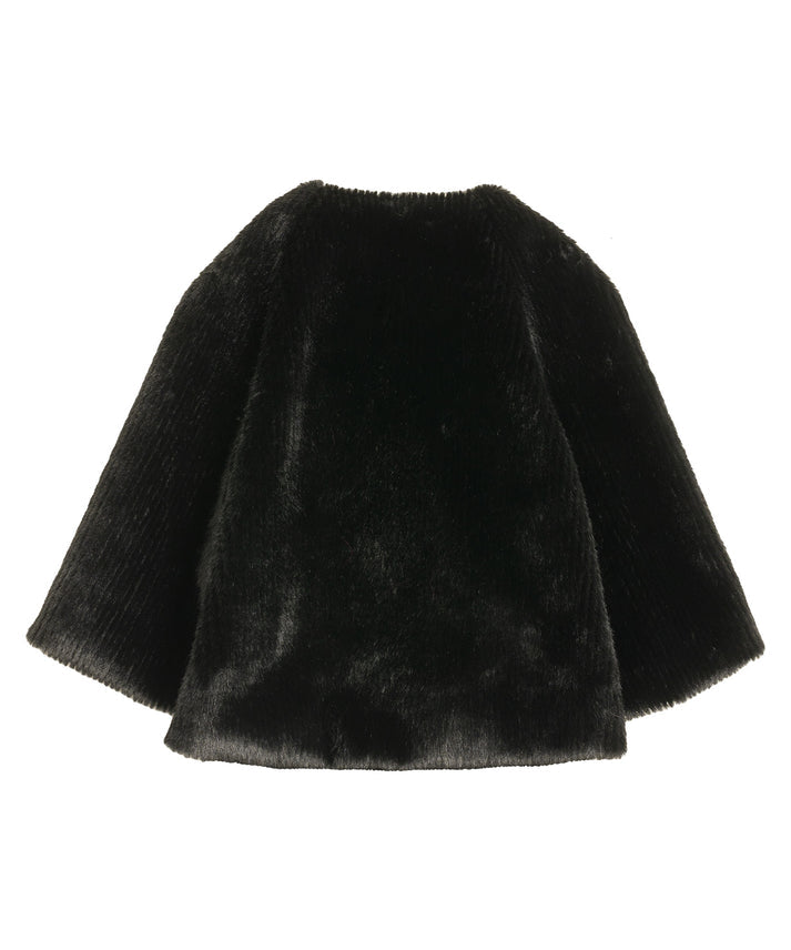 RAGLAN SLEEVE FUR JACKET