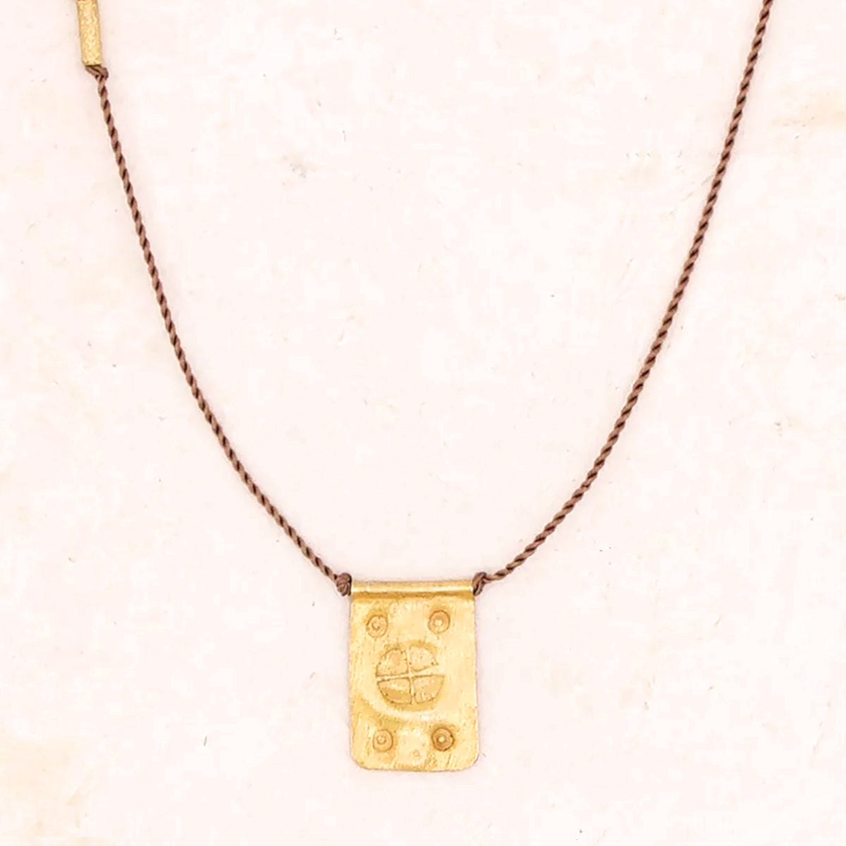 RECTANGLE TALISMAN NECKLACE