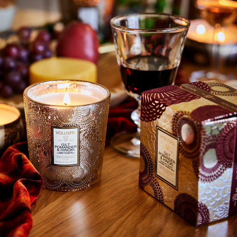 GILT POMANDER CLASSIC CANDLE