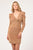 ZOSHA LUREX WRAP KNIT DRESS