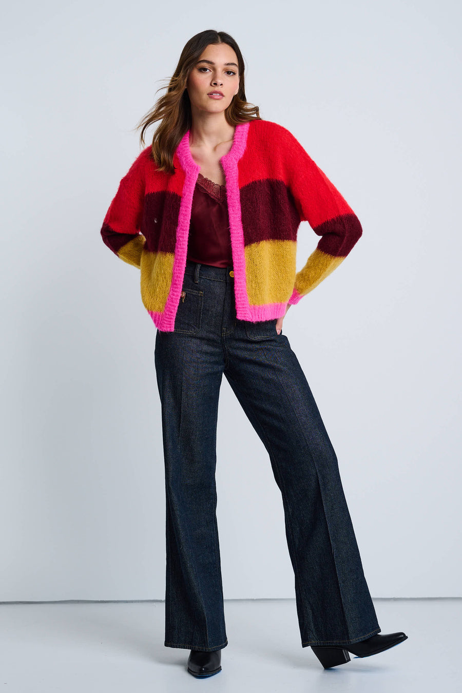 TUTTI COLORE OPEN CARDI