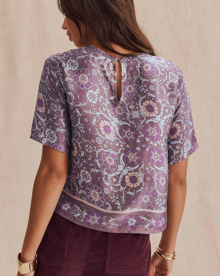 VIOLET SHORT SLEEVE TOP