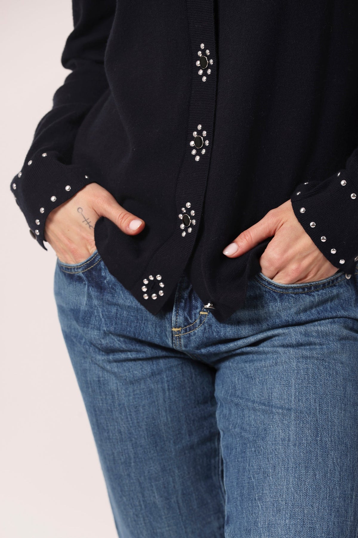 HOT FIX COTTON CASHMERE BUTTON DOWN SHIRT
