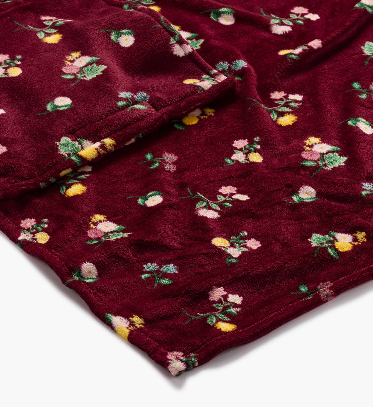 DITSY DAHLIA TRAVEL FLEECE BLANKET