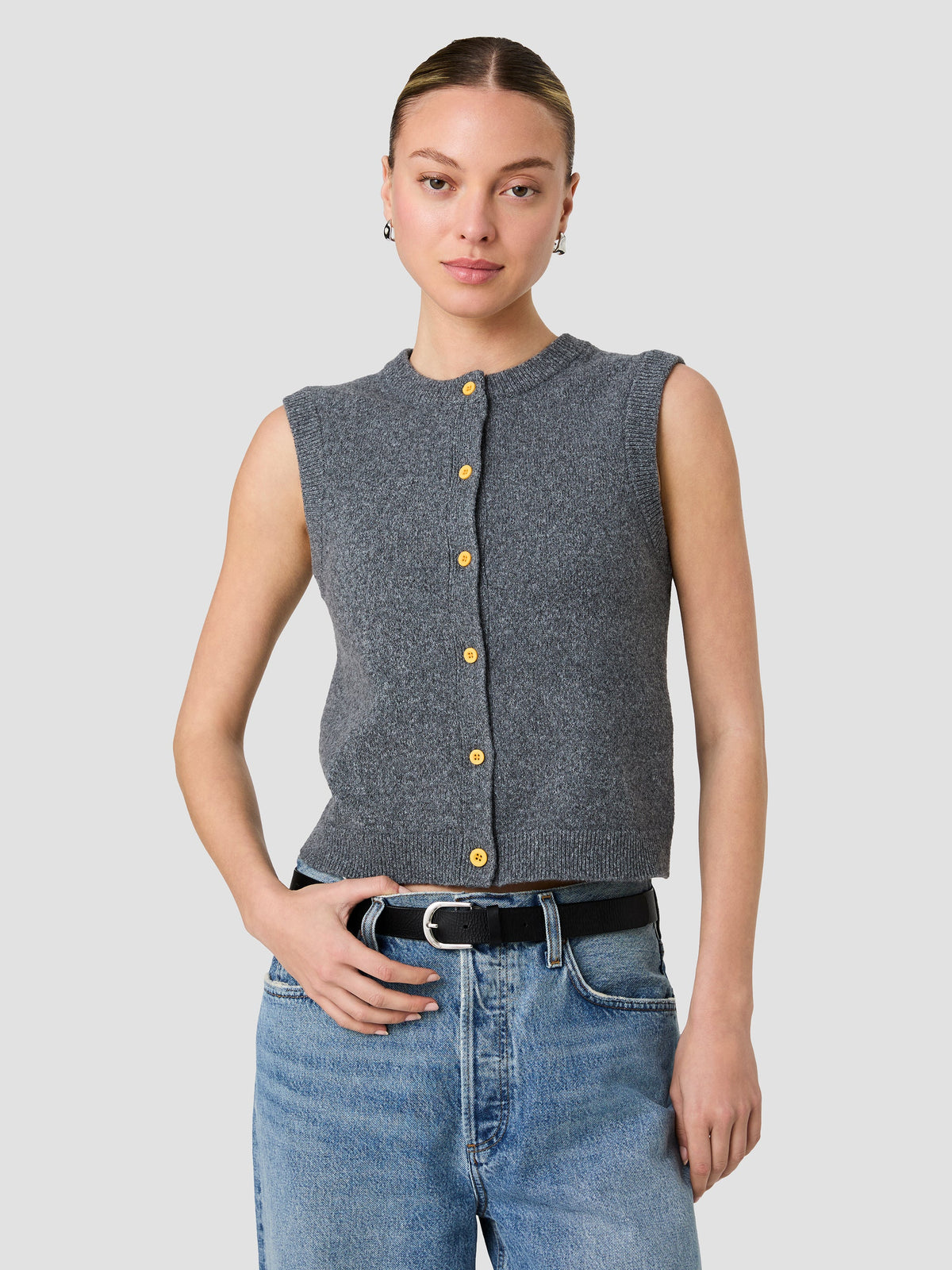 ALEYNA KNIT CAMPUS STRIPE PULLOVER