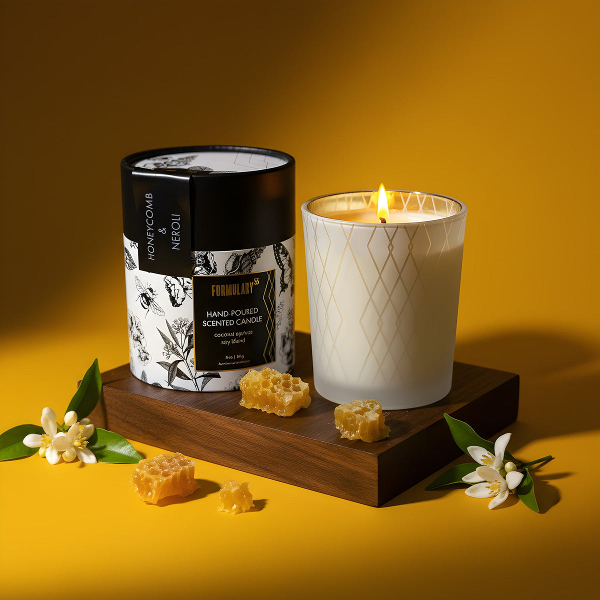 GLOW CANDLE HONEYCOMB NEROLI