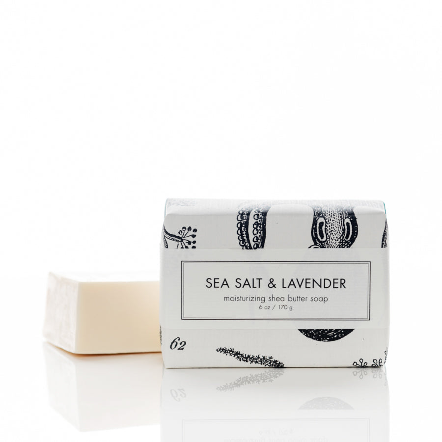 SEA SALT & LAVENDER SHEA BUTTER SOAP