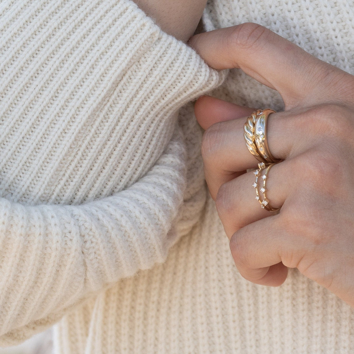 SUPER TINY 5 DIA STACKING RING