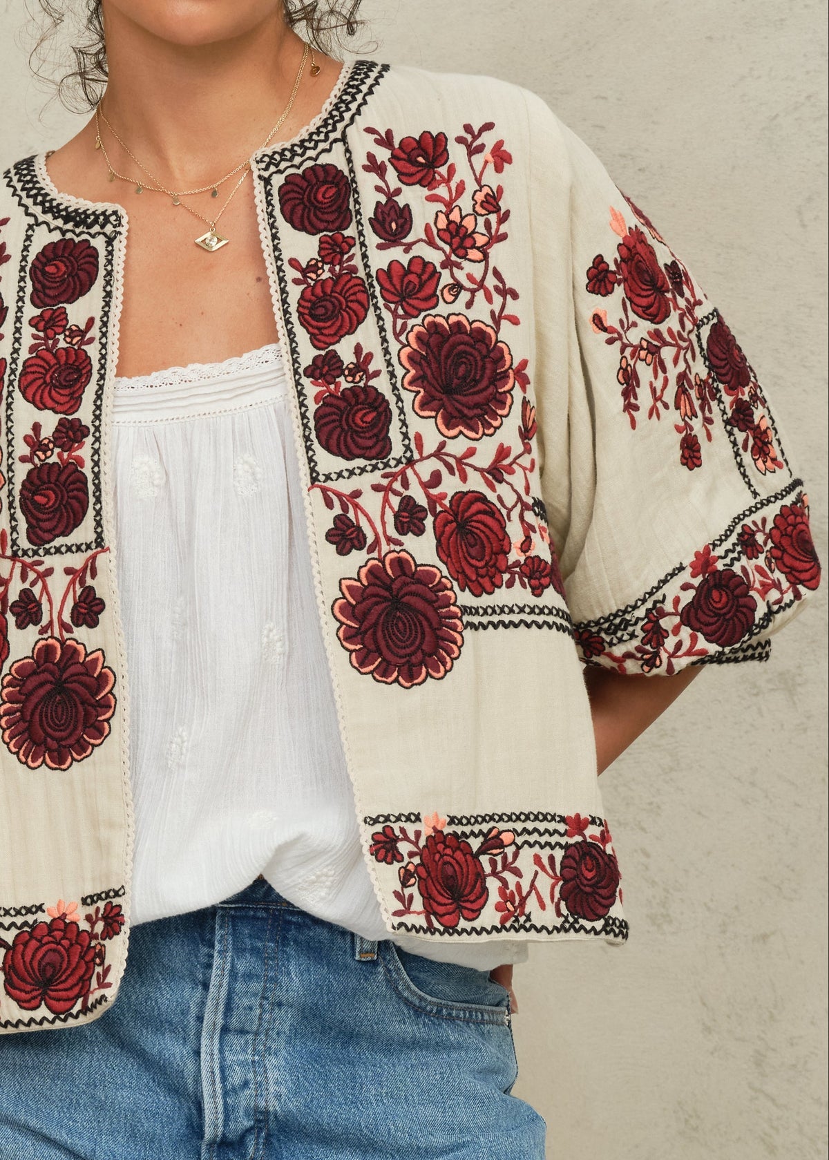 GRETA EMBROIDERED JACKET