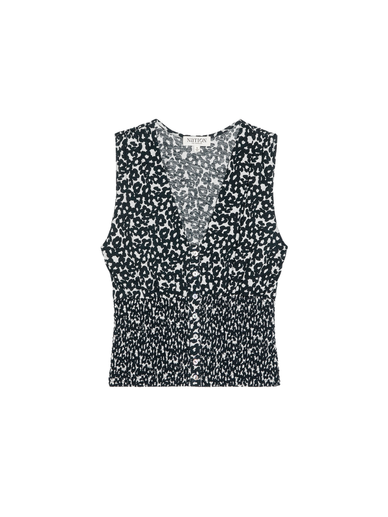 HALI BUTTON UP TANK