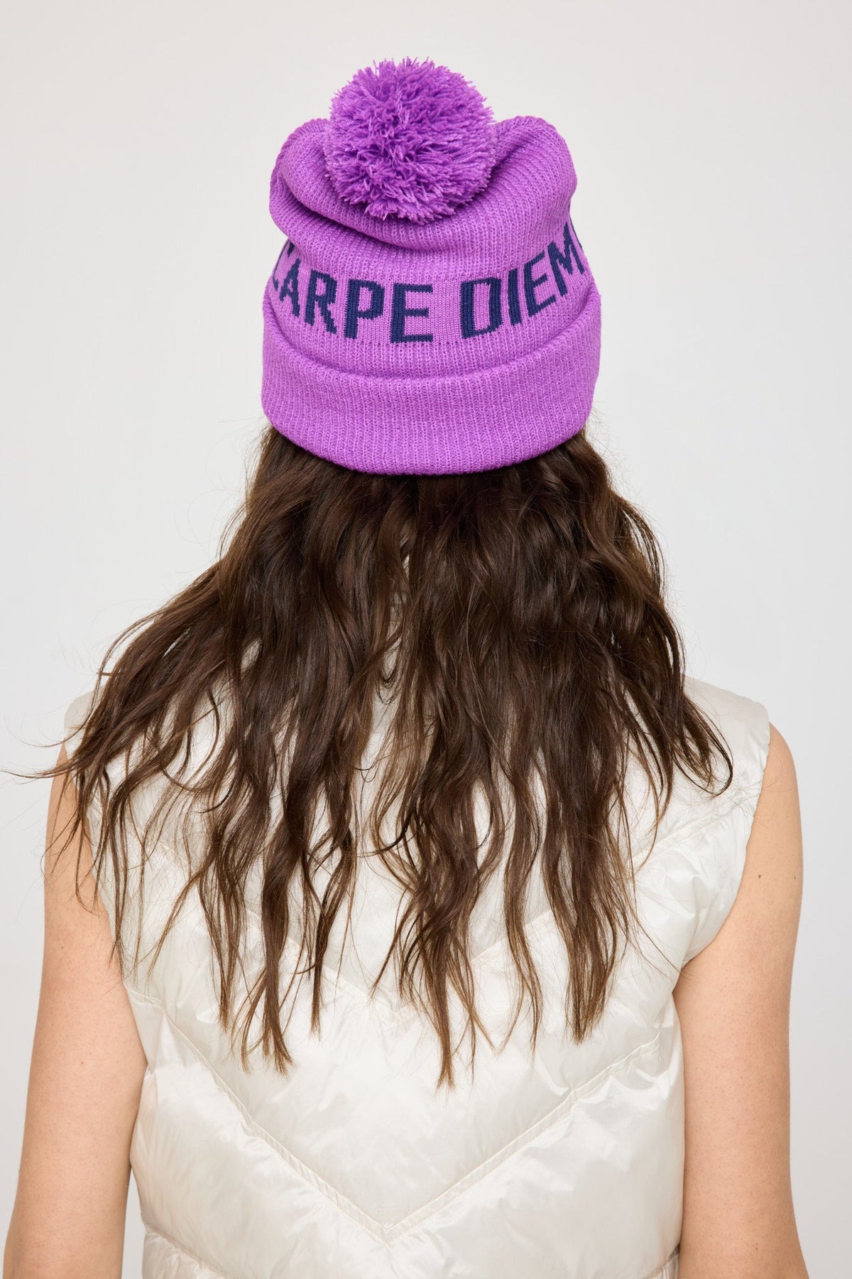 CARPE DIEM POM POM BEANIE