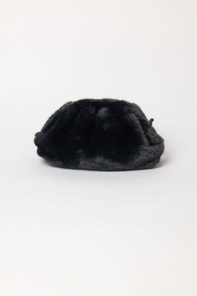 FAUX FUR CLUTCH