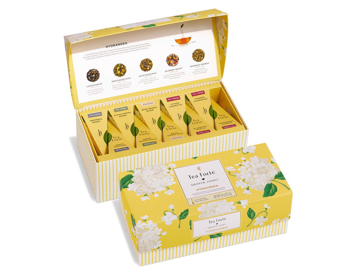 PRESENTATION BOX HYDRANGEA DRAPER JAMES