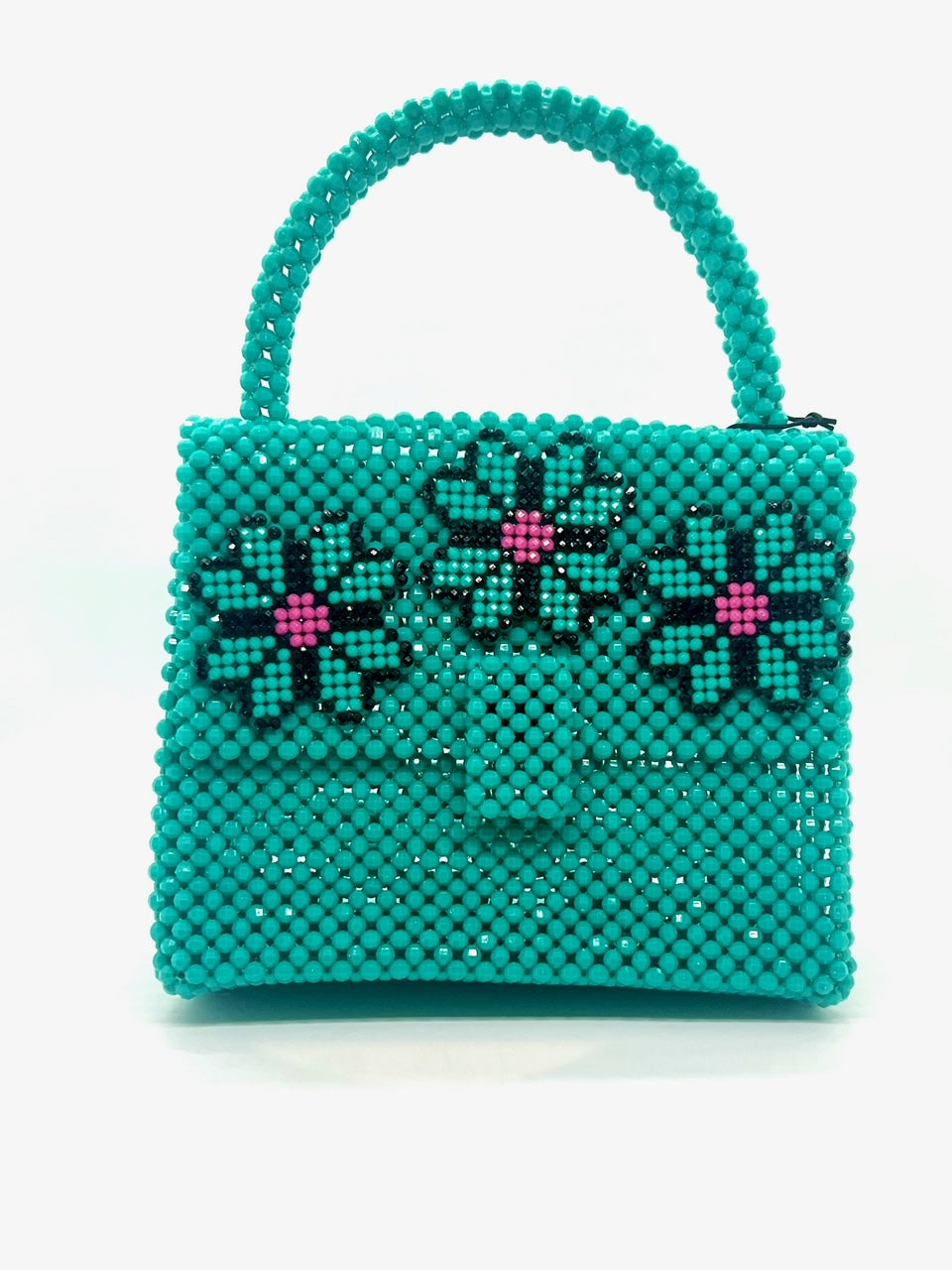 AMELIA FLOWER POWER BAG GREEN