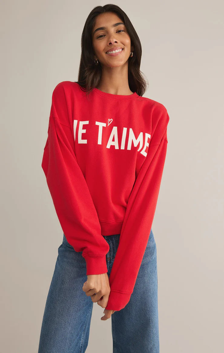 FIRST DATE SWEATSHIRT