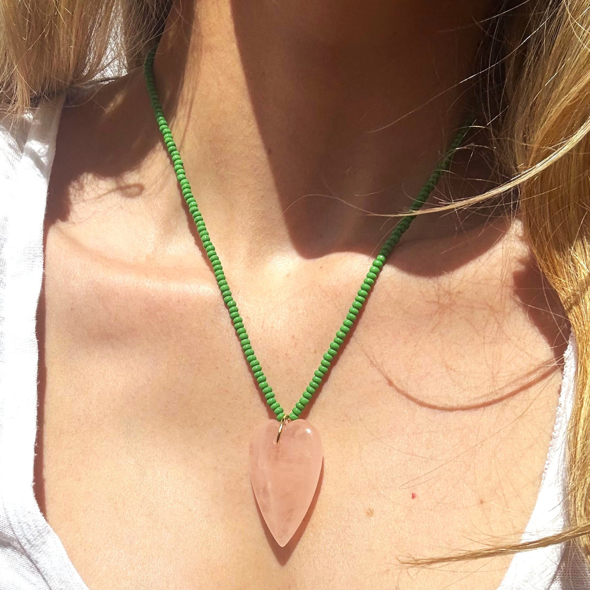 ESTI STONE HEART NECK