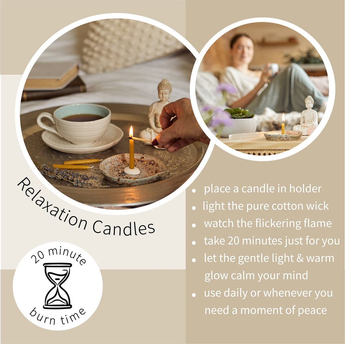 20 MINUTE CANDLES