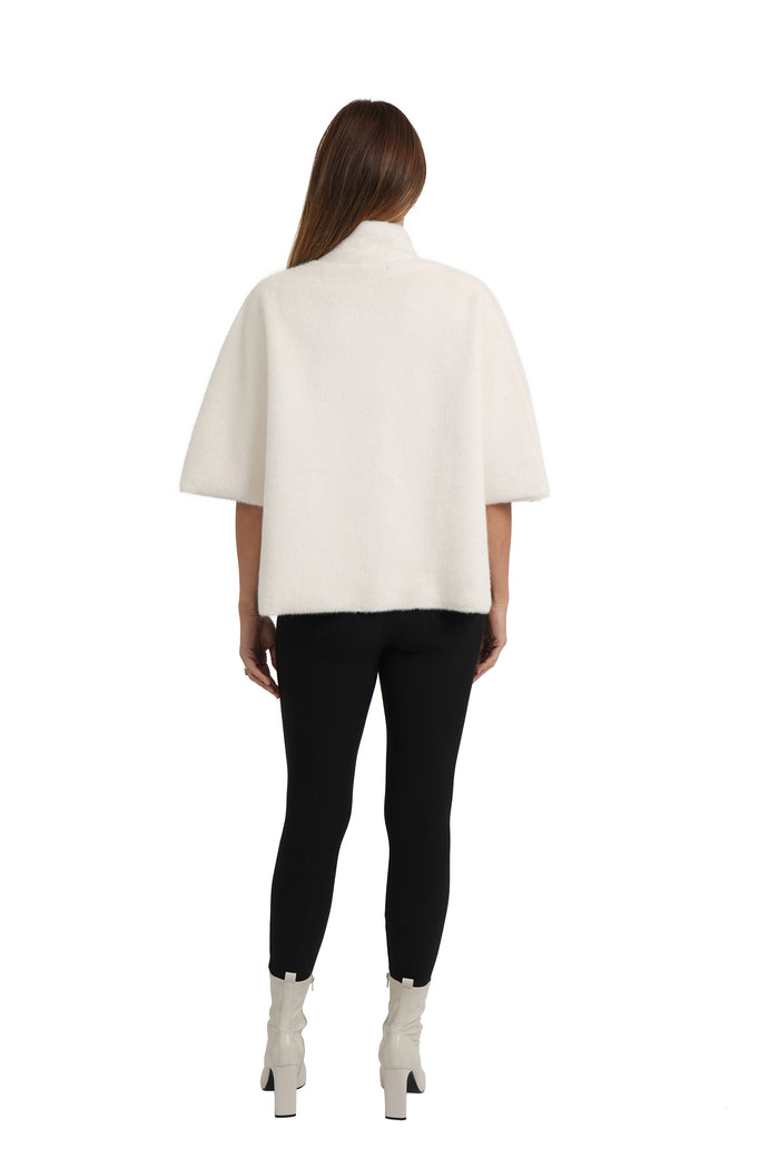 FAUX FUR CAPELET