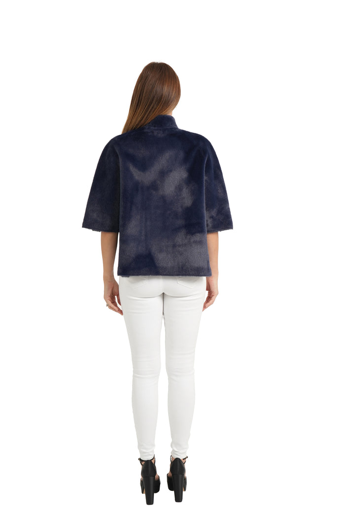 FAUX FUR CAPELET