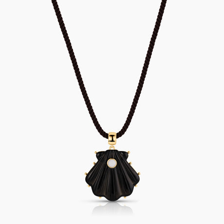 MAREA ONYX SHELL CHARM + COCO