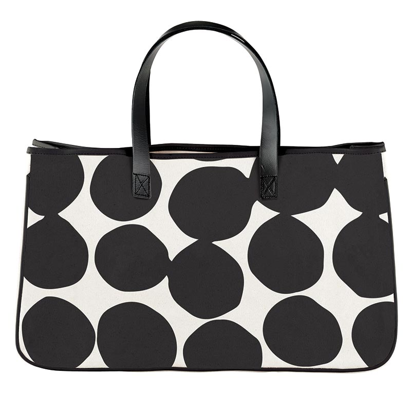 CANVAS TOTE LARGE DOTS