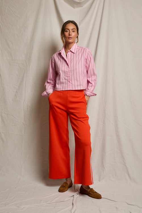 NAOMI POPLIN BUTTON DOWN