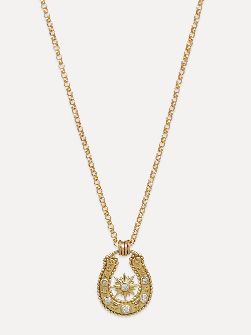 CELESTIAL HORSE SHOE NECKLACE