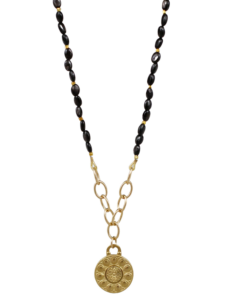 ORION NECKLACE SATYA HYPERSTHENE