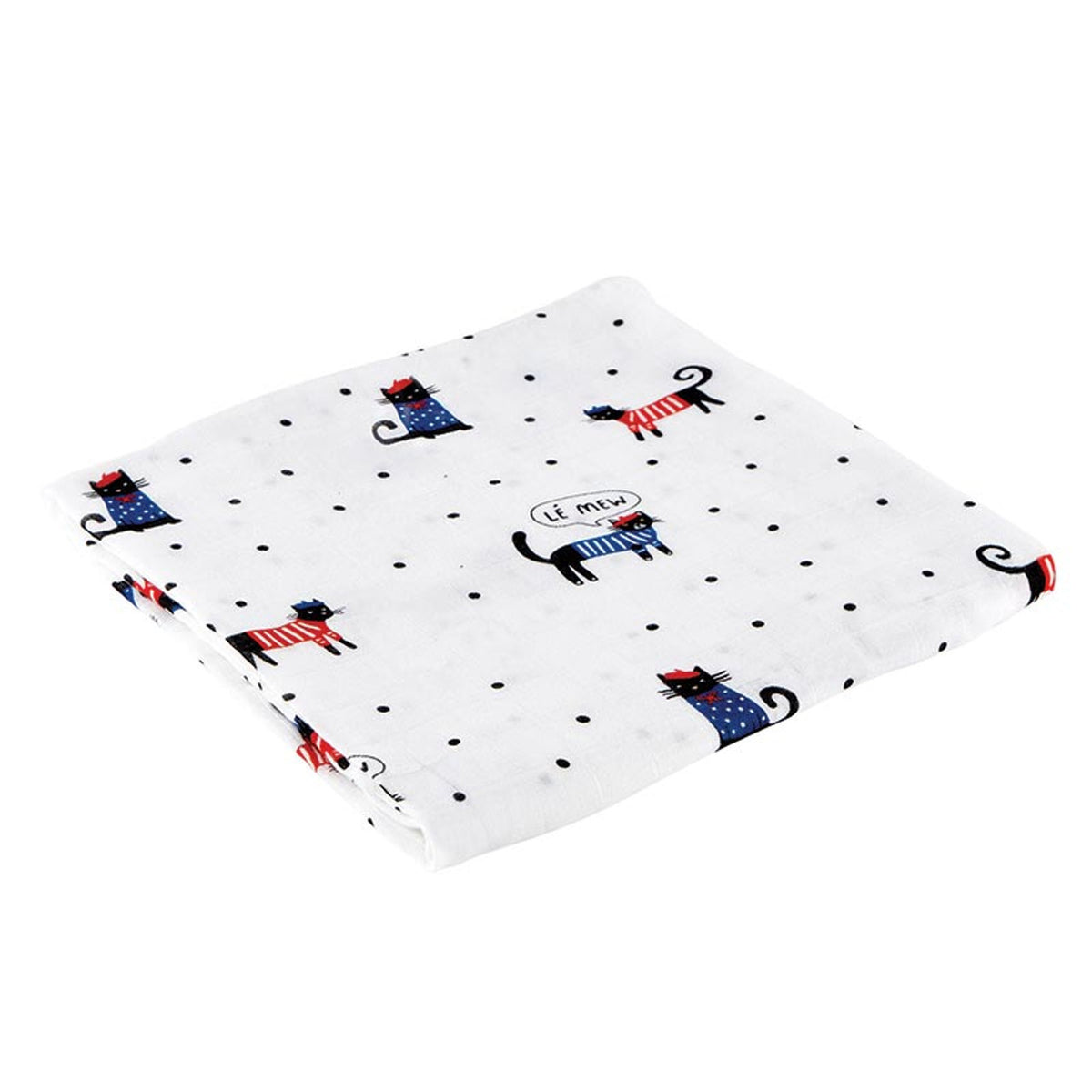 SWADDLE BLANKET LE MEOW CATS