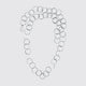 LONG ROUND LINK CHAIN SILVER